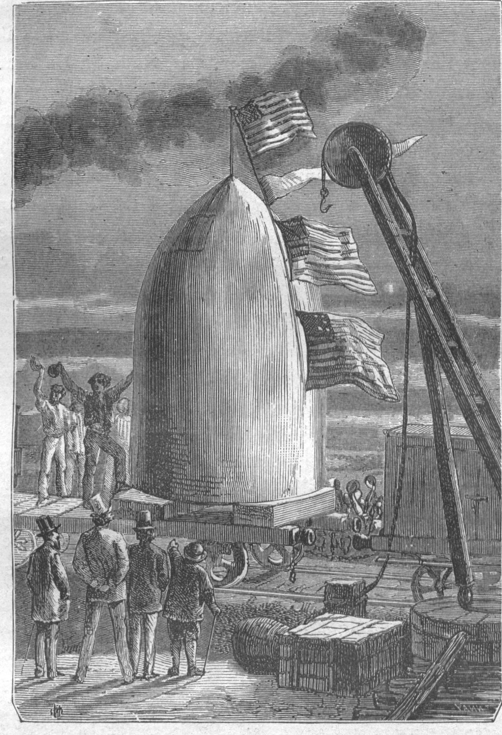 Cover of From the Earth to the moon; and, round the moon
