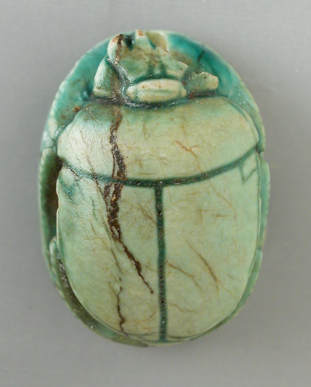 Cover of The blue scarab